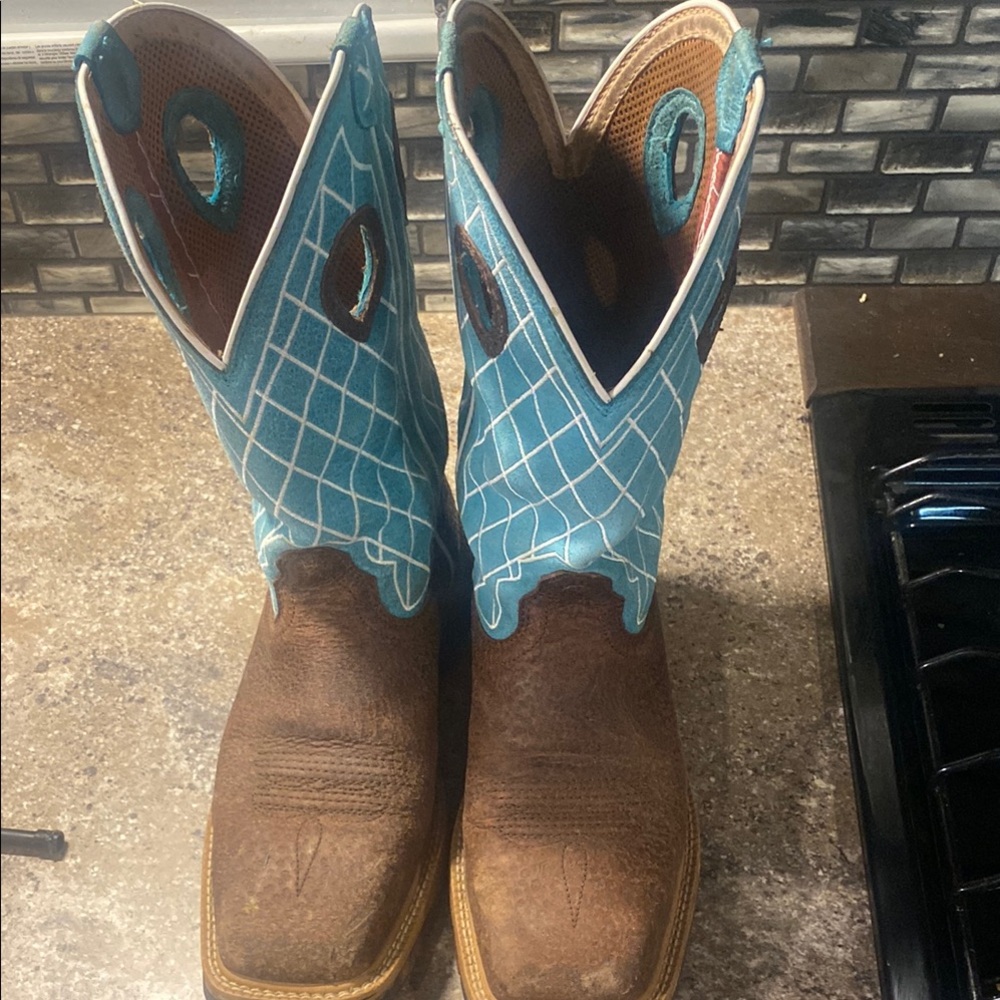 Twisted X Brown and Blue Men's Boots